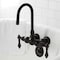 Kingston Brass CA1T5 3-3/8" Tub Wall Mount Clawfoot Tub Faucet, Oil Rubbed Bronze CA1T5 - alternate 2